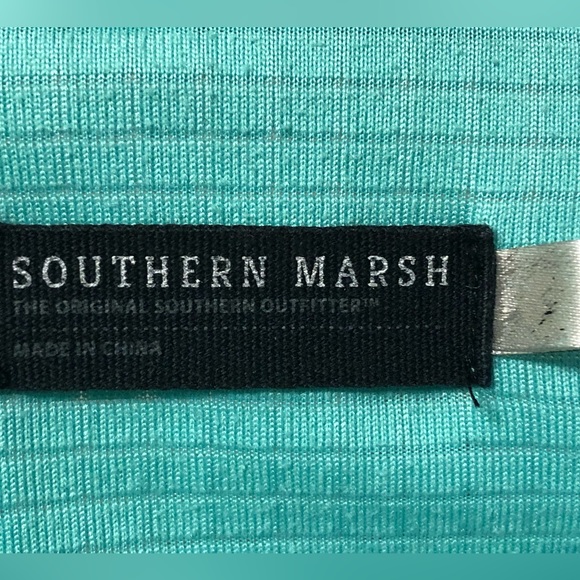 Southern Marsh FieldTec Dune Quilted Aqua  Zip Pullover, Adult Size L - Picture 4 of 5